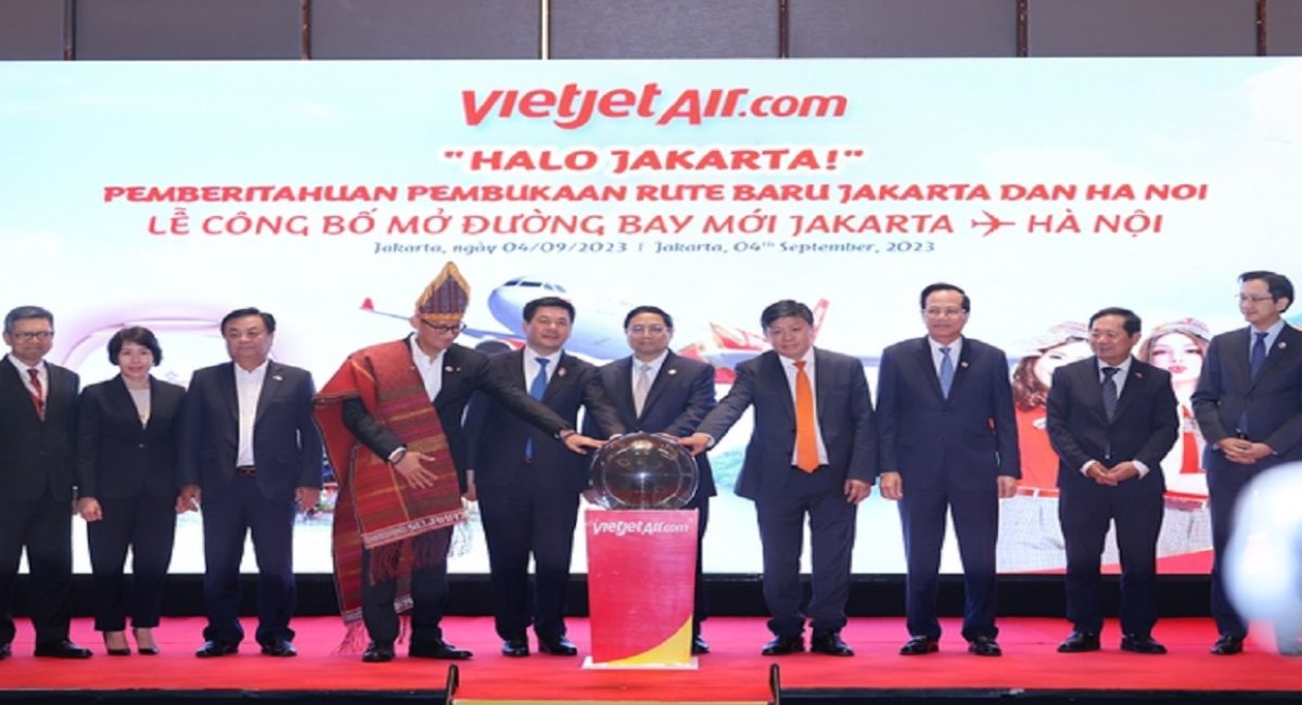 Vietjet công bố mở đường bay thẳng đầu tiên Jakarta – Hà Nội